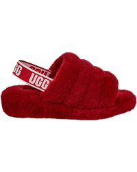 fluffy slides uggs