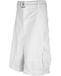 levi white cargo shorts