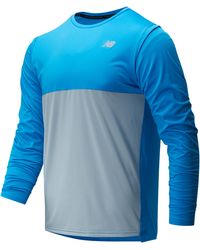 new balance accelerate long sleeve top