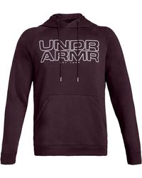 dark purple under armour hoodie