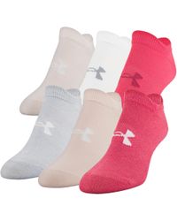 pink under armour socks