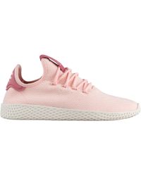 pharrell williams tennis hu shoes icey pink