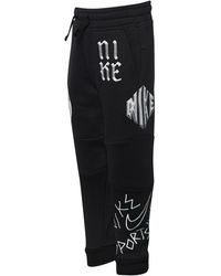 Nike Synthetic Hoxton Woven Track Pants in Black/White (Black) for Men - Lyst