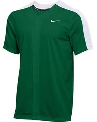 nike team vapor full button dinger jersey