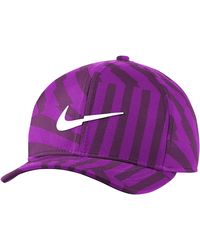 purple nike golf hat