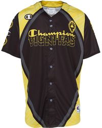 baseball jersey black and yellow