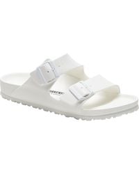 white rubber arizona birkenstocks