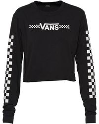 vans cropped long sleeve