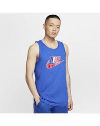 nike men's dry americana tank top