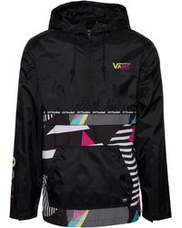 vans windbreaker mens gold