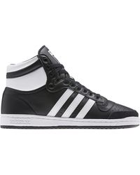 white adidas shoes mens high tops