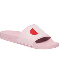 champion flip flops pink