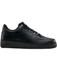 black low top forces