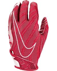 red and yellow football gloves