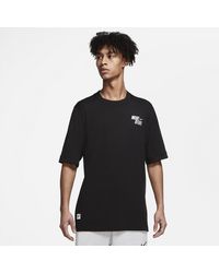 Nike Bsbl Dri-fit Flux T-shirt in Black/White (Black) for Men - Lyst