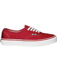 vans red and cream
