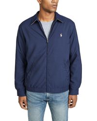 Polo Ralph Lauren Bi-swing Windbreaker Jacket - Blue