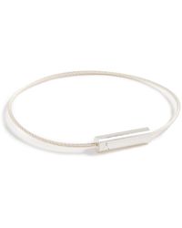Le Gramme 5 Grammes Brushed Cable Bracelet - Metallic
