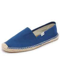 Soludos Dali Canvas Slip On Espadrilles - Blue