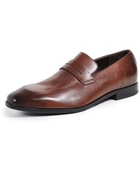 hugo boss highline patent leather loafers