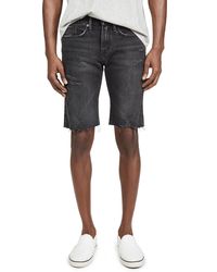 FRAME L'homme Cut Off Shorts - Black