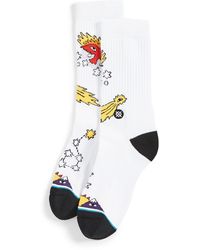 Stance Eagle Star Socks - White