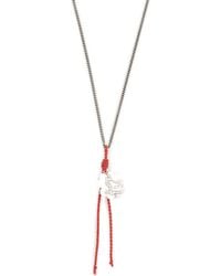 Scosha Coin & Tassel Necklace - Metallic