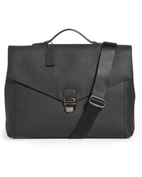 COACH Metropolitan Soft Push Lock Briefcase - Black