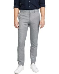 Club Monaco Sutton Texture Pattern Trousers - Multicolour