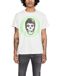 MadeWorn The Misfits Fiend Club Neon Muscle Tee - White