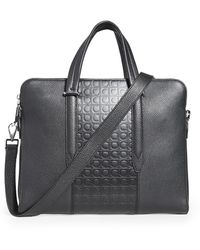 Ferragamo Firenze Briefcase - Black
