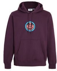purple obey hoodie