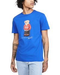 Polo Ralph Lauren Bear T Shirt - Blue