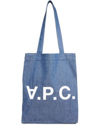 A.P.C. Laure Tote - Blue