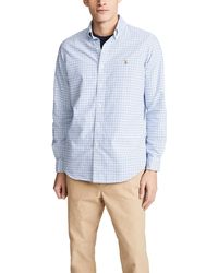 Polo Ralph Lauren Check Oxford Sportshirt - Blue
