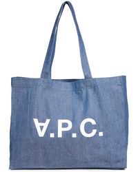 A.P.C. Daniela Tote - Blue