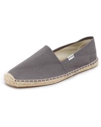 Soludos Dali Canvas Slip On Espadrilles - Gray