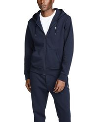 Polo Ralph Lauren Double Knit Full Zip Hoodie - Blue