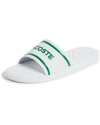 lacoste slip on slippers