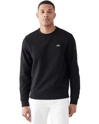 Lacoste Wordmark Poly Crew Sweatshirt 