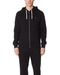 ralph lauren tracksuit black and red