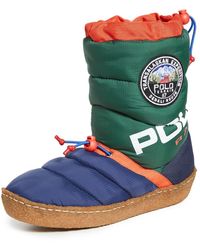 polo ralph lauren kieren suede boots in tan