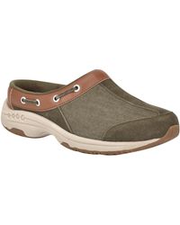 easytime gray multi easy spirit clog