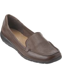 easy spirit abide leather flats