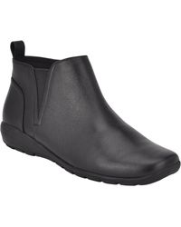 easy spirit kaymeen leather ankle booties