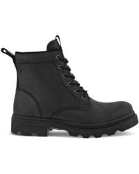 Ecco Bypath Tred Mid-boot Waterproof Sneaker in Black for Men | Lyst