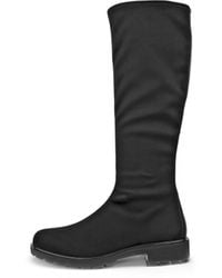 Ecco - Metro Vienna W Tall Boot-Damen Hoher Stiefel Aus Textil - Lyst