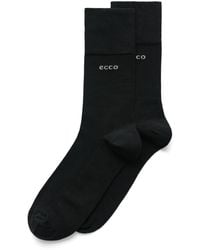 Ecco - Classic Longlife Mid-cut Socks Adult Black - Lyst