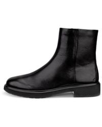 Ecco - Metro Amsterdam W Clean-Damen Ankle Boot Aus Leder - Lyst