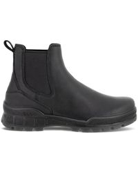 Ecco Track 25 Chelsea Boot in Black | Lyst
